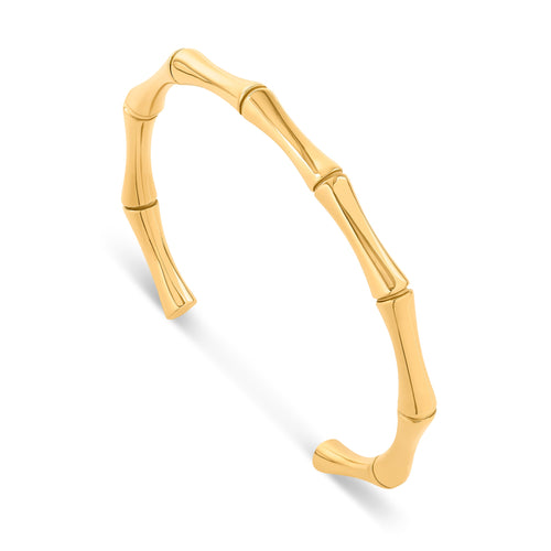 Bamboo Bangle (Gold)