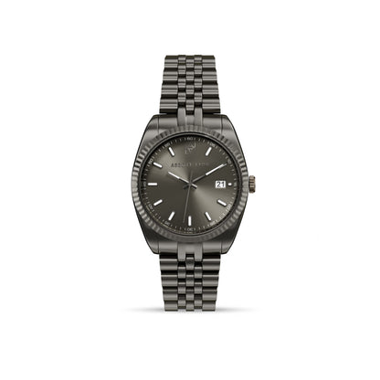 Belgravia 41 Gunmetal Watch (Silver)