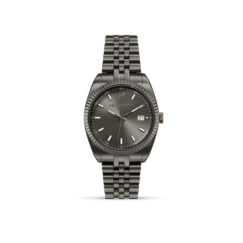 Belgravia 41 Gunmetal Watch (Silver)