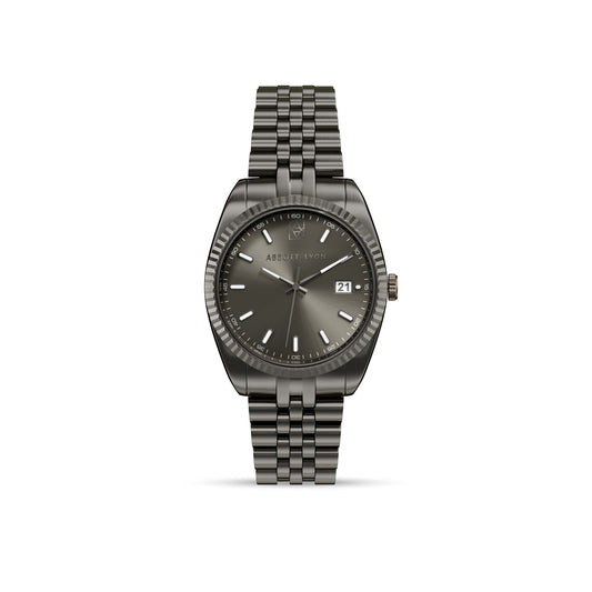 Belgravia 41 Gunmetal Watch (Silver)