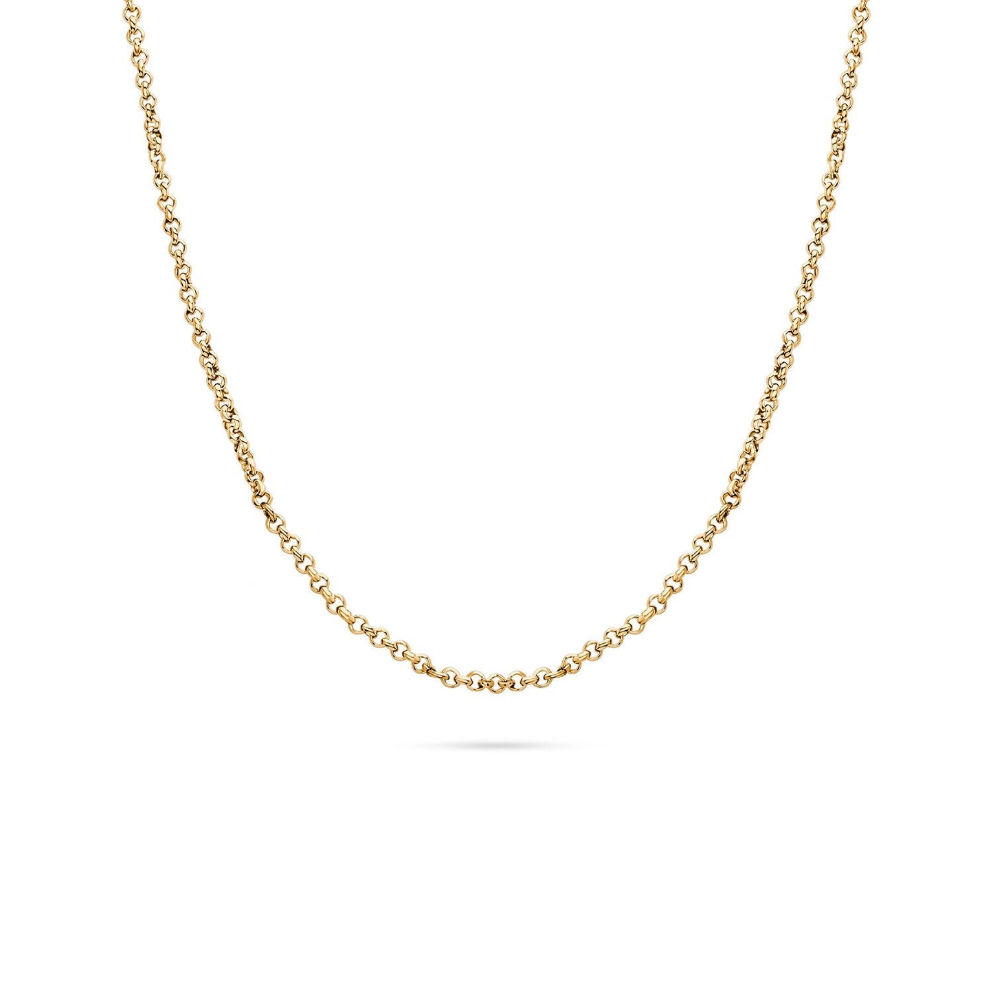 Layering Box Chain Necklace (Gold)