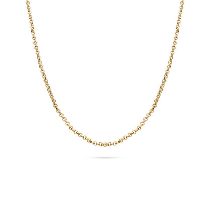 Layering Box Chain Necklace (Gold)
