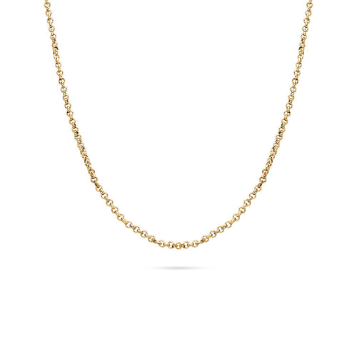 Layering Box Chain Necklace (Gold)
