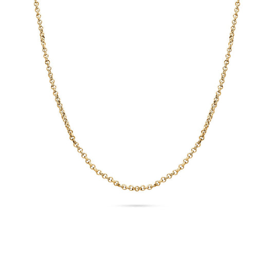 Layering Box Chain Necklace (Gold)