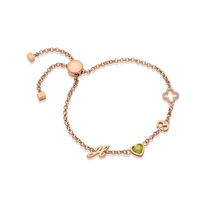 Made Mine Charm Bracelet (Rose Gold)