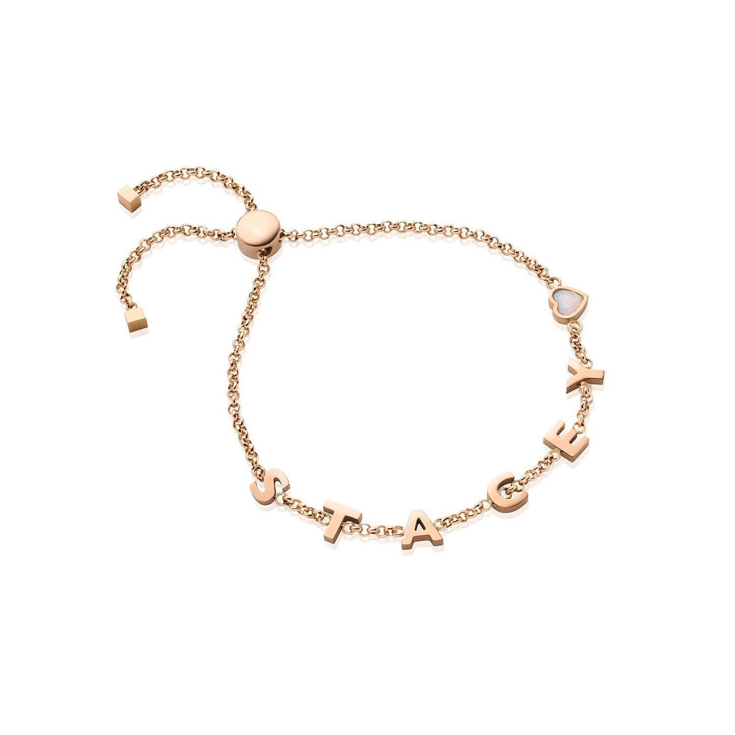 Made Mine Name Bracelet - Rose Gold