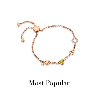 Made Mine Charm Bracelet (Rose Gold)