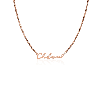 Signature Name Necklace - Rose Gold