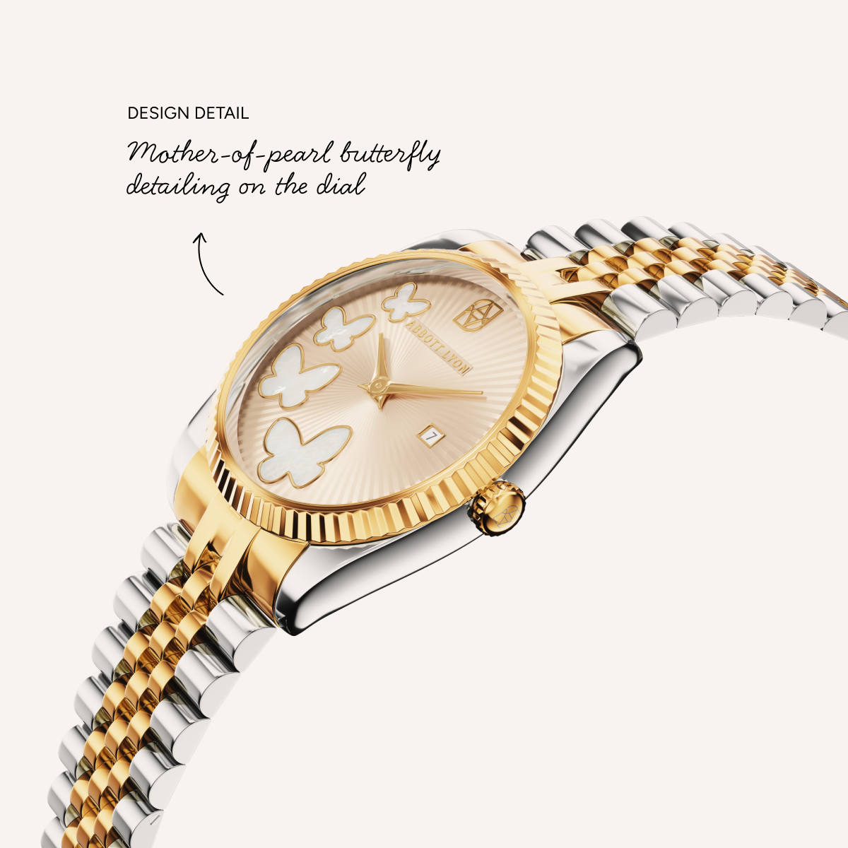Butterfly Belgravia 30 Watch (Two Tone)