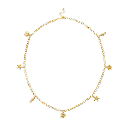 Summer Icon Hat Chain (Gold)