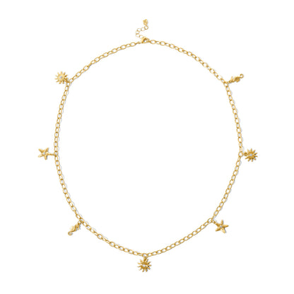 Summer Icon Hat Chain (Gold)