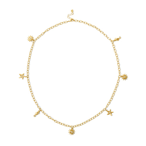 Summer Icon Hat Chain (Gold)