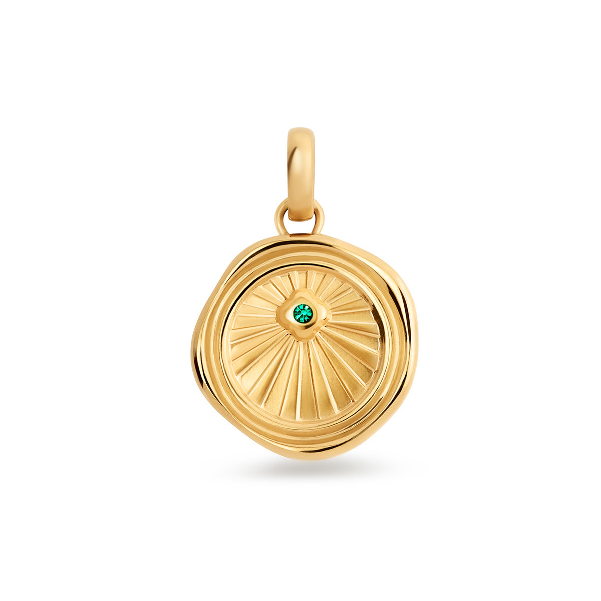 Custom Talisman Coin Necklace (Gold)