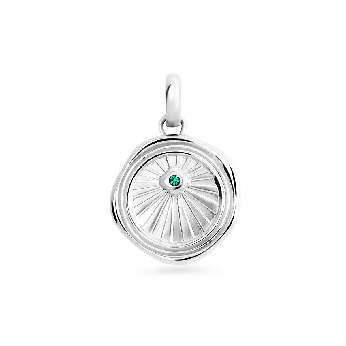 Custom Talisman Coin Necklace (Silver)