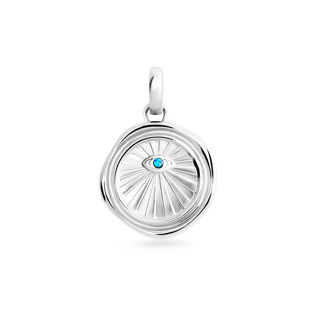 Custom Talisman Coin Necklace (Silver)