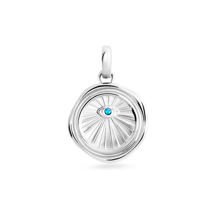 Custom Talisman Coin Necklace (Silver)