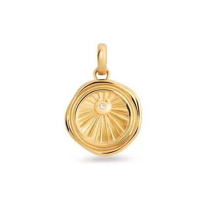 Custom Talisman Coin Necklace (Gold)