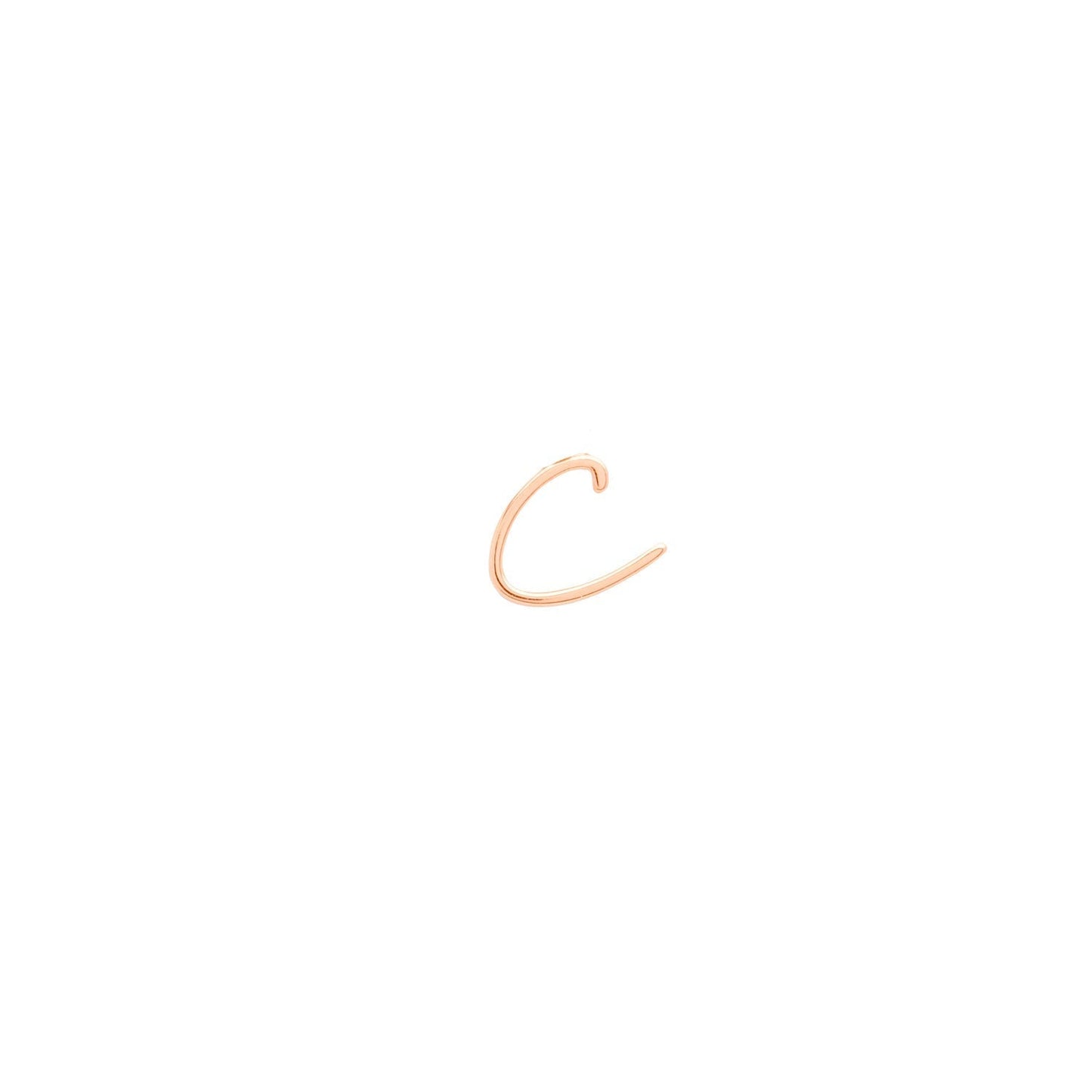 Made Mine Charms - Script Initial Charms (Rose Gold)