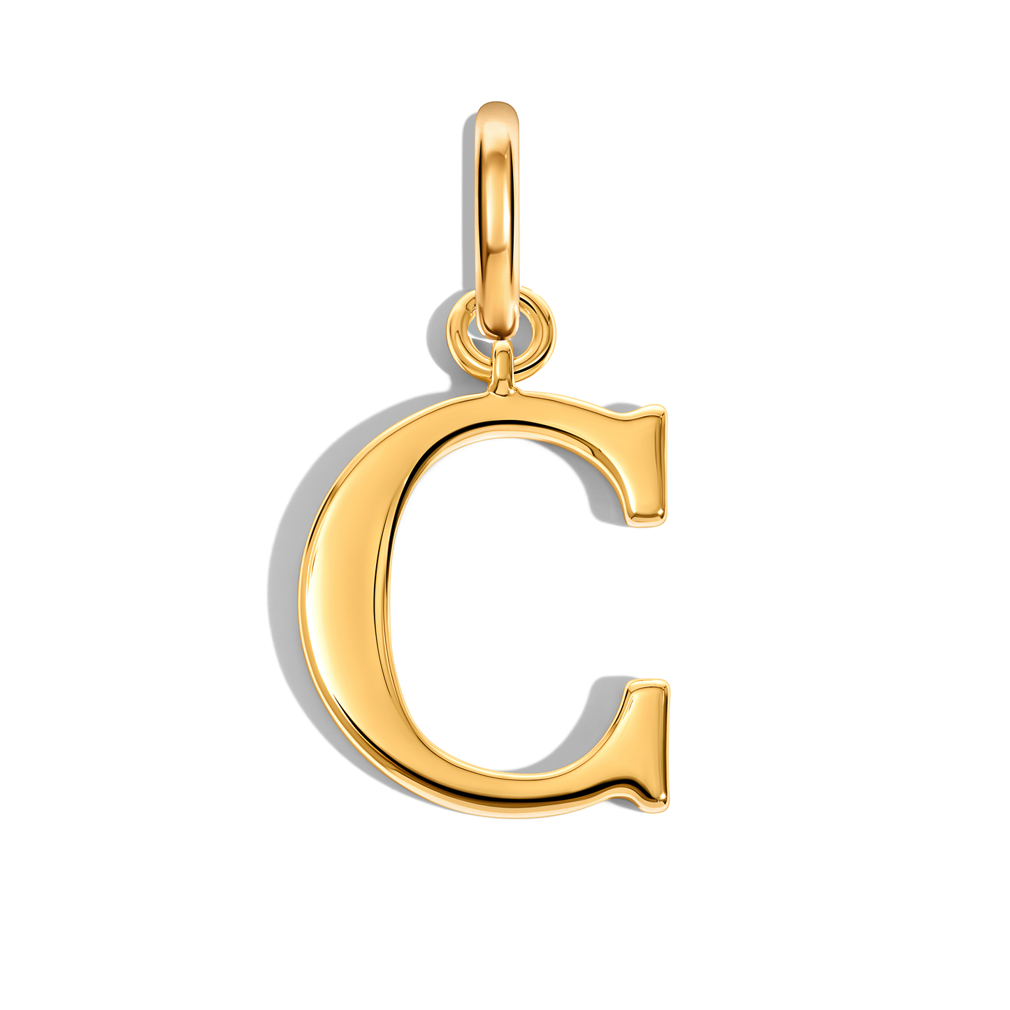 Large Didot Initial Accessories Charm (Gold)