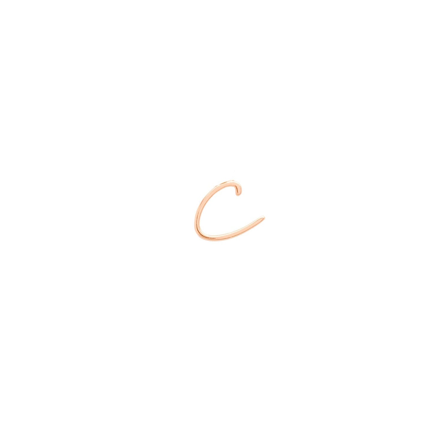 Made Mine Charms - Script Initial Charms (Rose Gold)