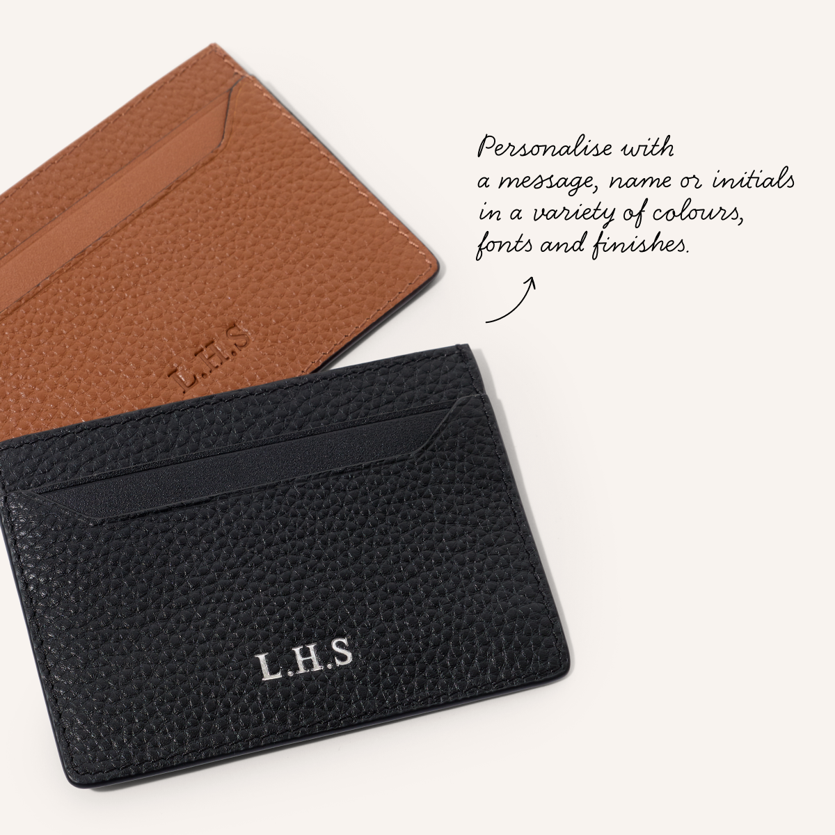 Leather Card Holder (Tan)