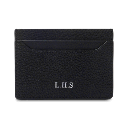 Leather Card Holder (Black)