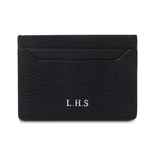 Leather Card Holder (Black)