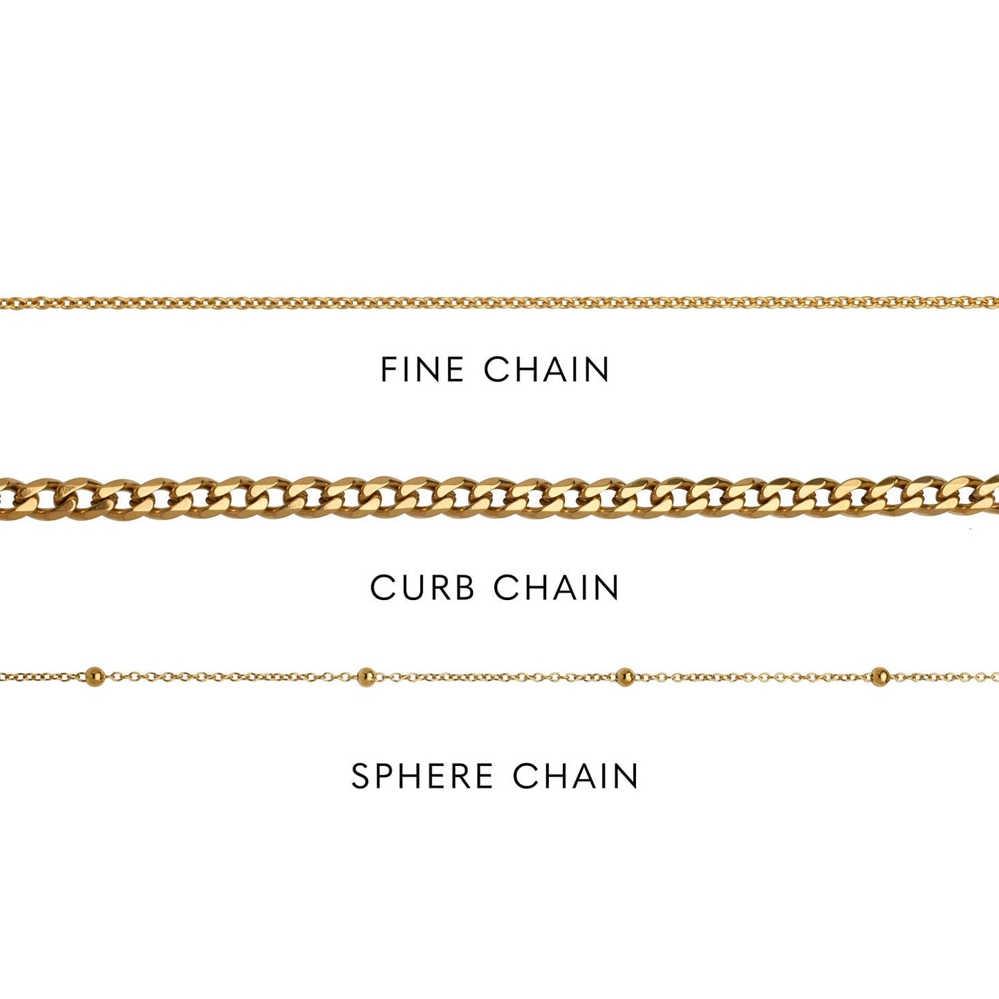 Birthstone Signature Name Necklace (Gold)