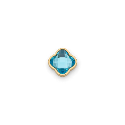 Clover Charms - Birthstone (Gold)