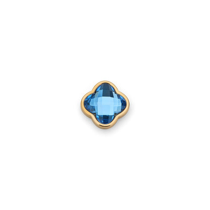 Clover Charms - Birthstone (Gold)