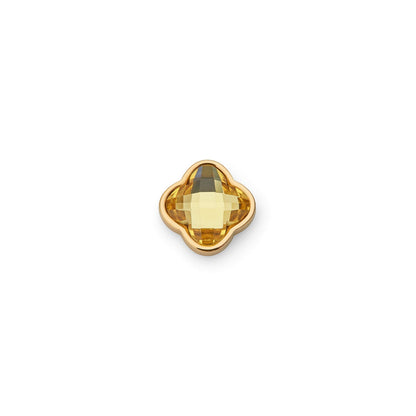 Clover Charms - Birthstone (Gold)