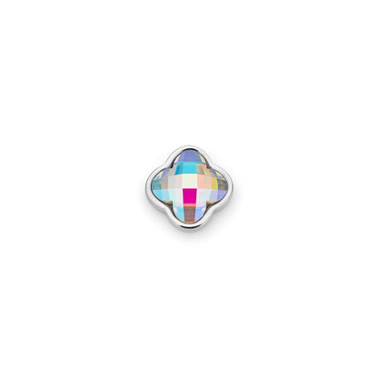 Clover Charms - Birthstone (Silver)