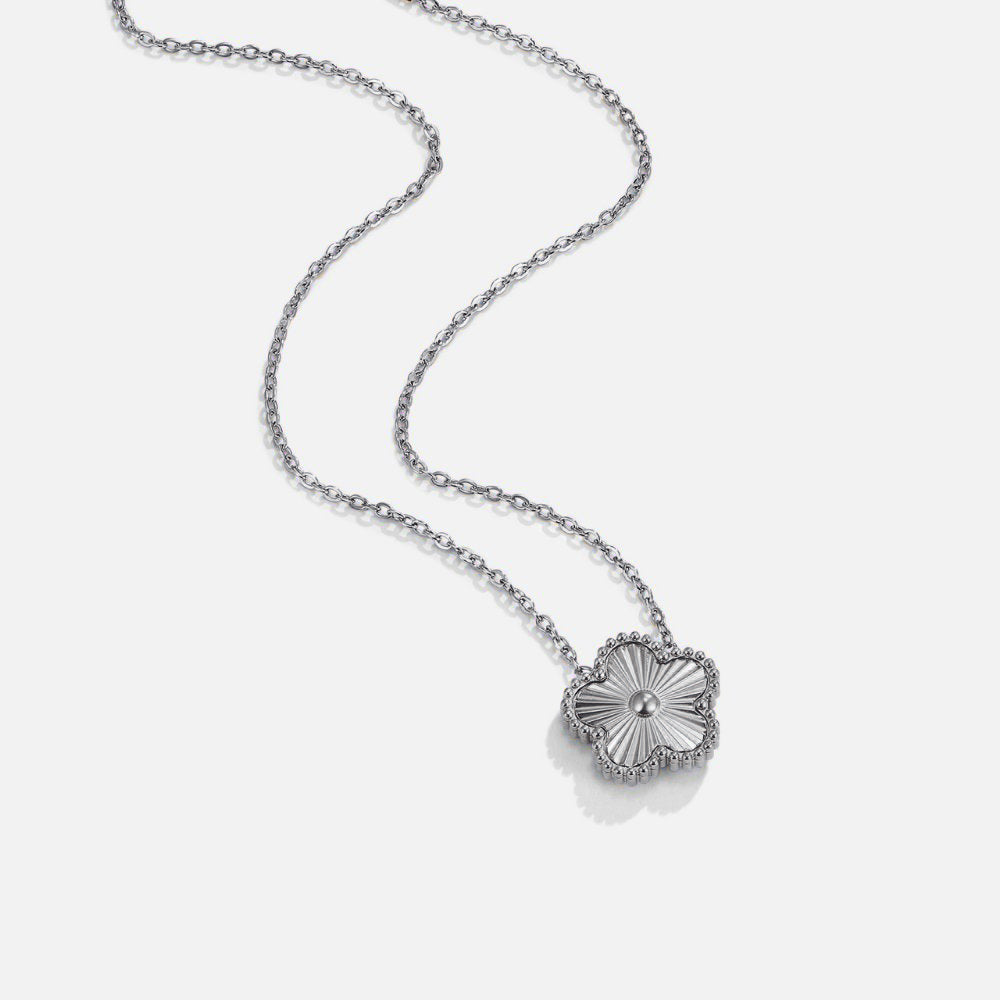 Silver Clover Necklace