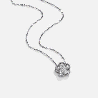 Silver Clover Necklace