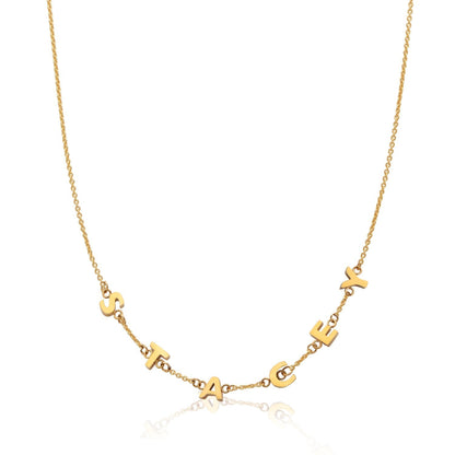 Made Mine Name Necklace - Gold