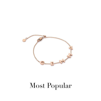 Made Mine Name Bracelet - Rose Gold