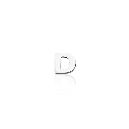 Made Mine Charms - Block Initial Charm (Silver)