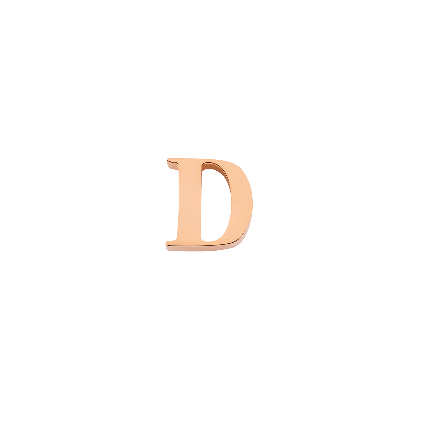 Made Mine Charms - Didot Initial Charm (Rose Gold)