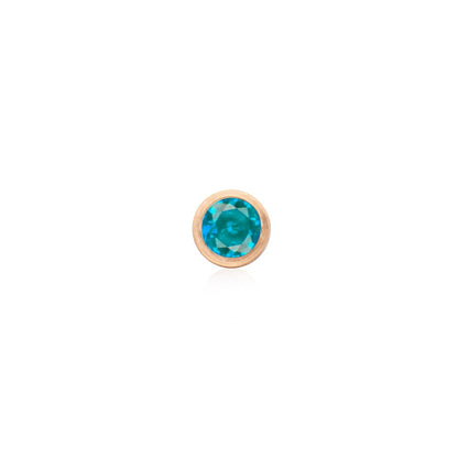 Custom Retro Birthstone (Rose Gold)