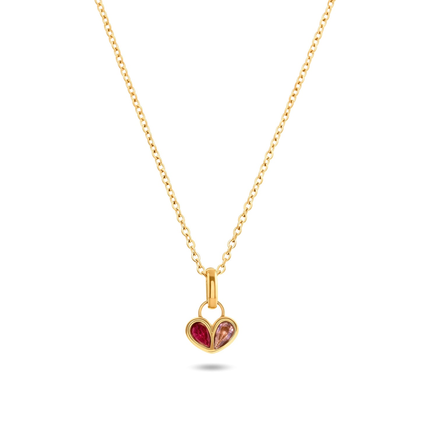 Harmony Heart Necklace (Gold)