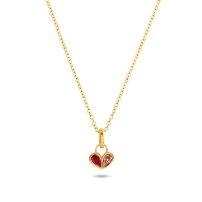Harmony Heart Necklace (Gold)