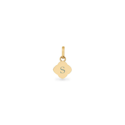 Mother of Pearl Clover Necklace (Gold)