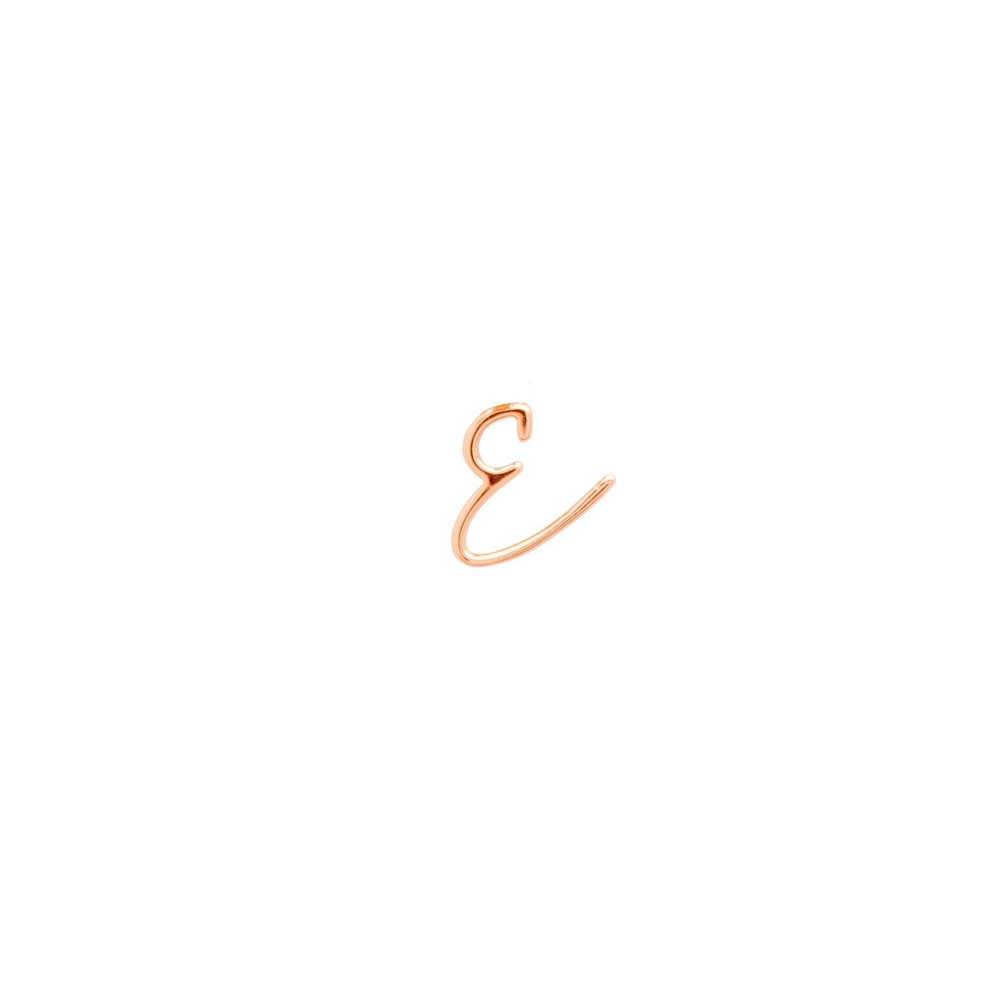 Made Mine Charms - Script Initial Charms (Rose Gold)