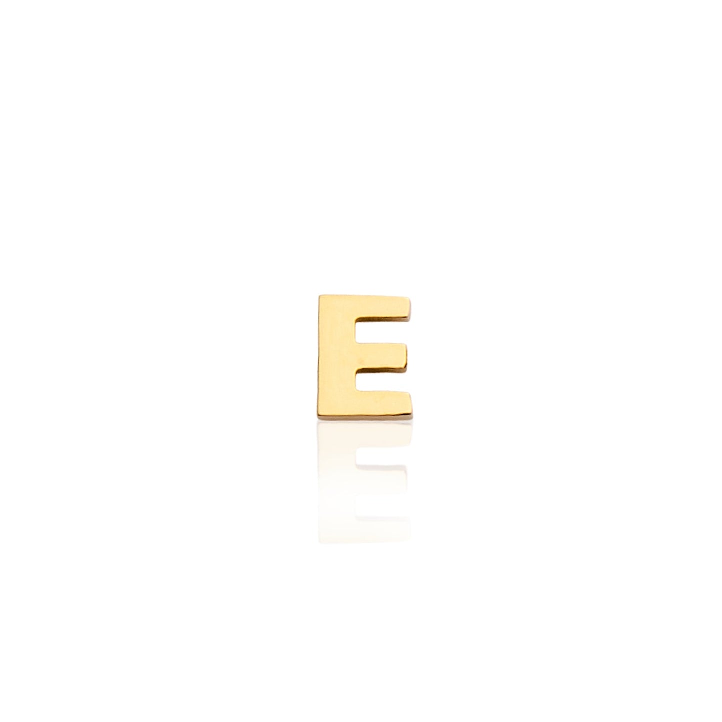 Mini Letter Sphere Chain Necklace (Gold)