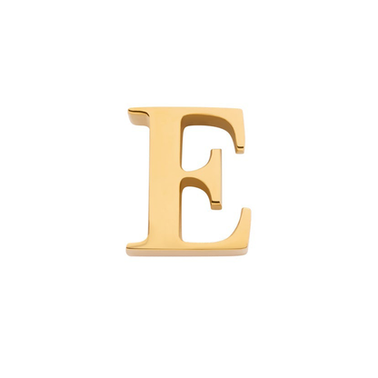 Initial Necklace Charm (Gold)