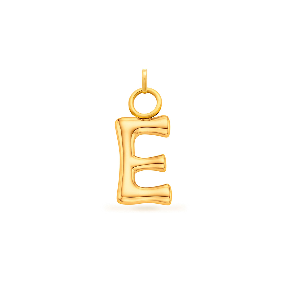 Mini Molten Initial Charm (Gold)