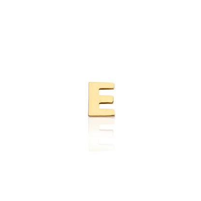 Made Mine Mini Letter Sphere Chain Necklace (Gold)