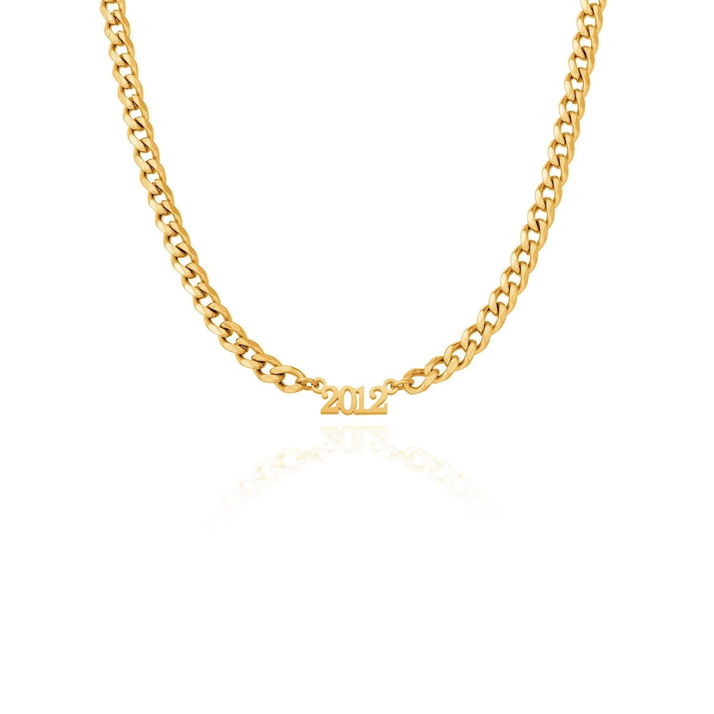 Editorial Date Necklace (Gold)