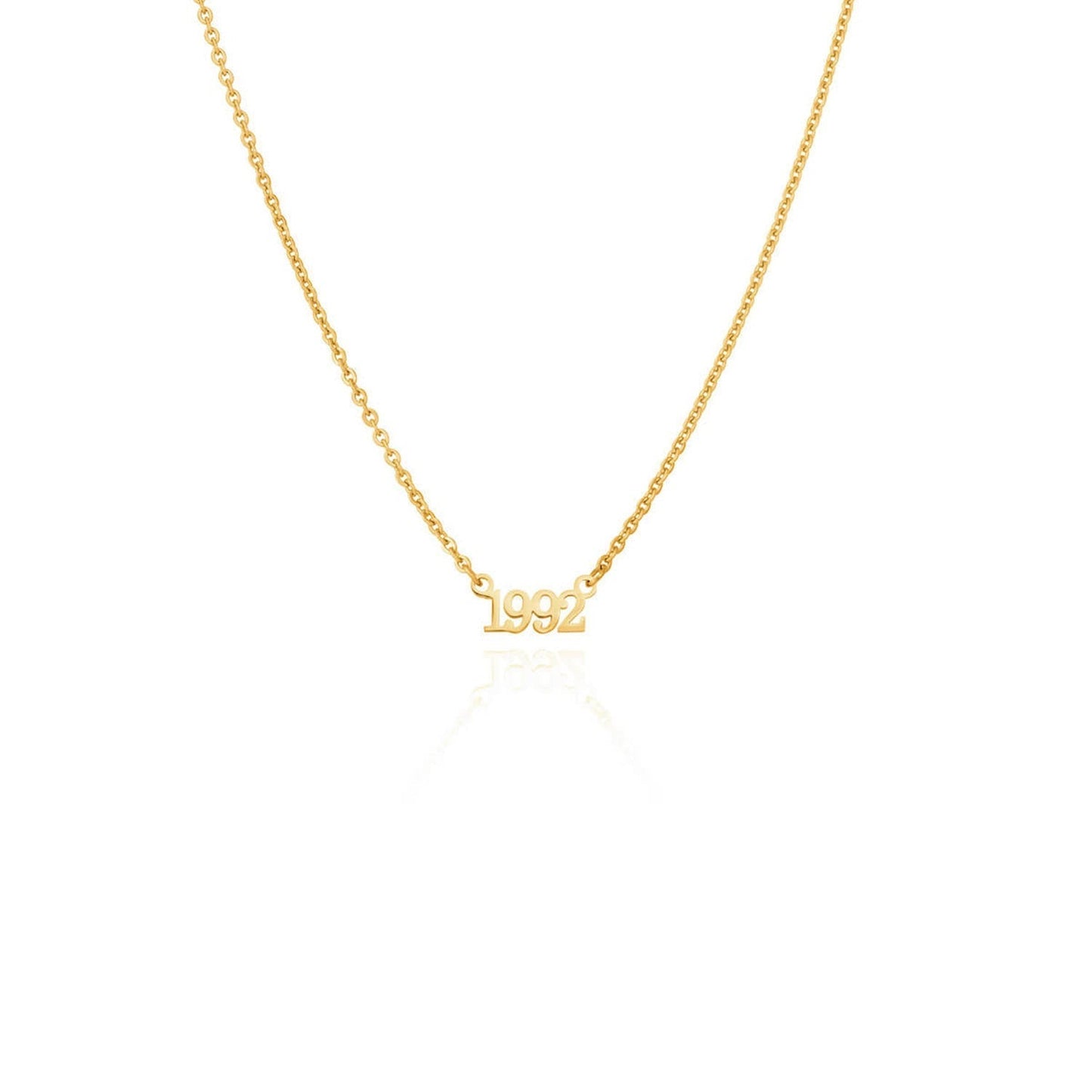 Editorial Date Necklace (Gold)