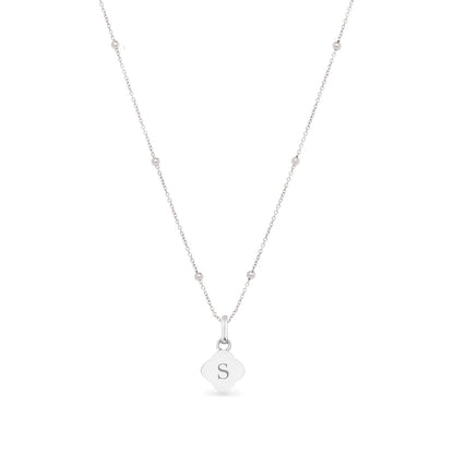 Pearl Clover Necklace (Silver)